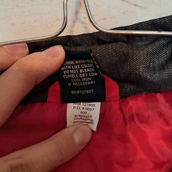 US Polo Assn. Size 4T Puffer Insulated Vest Full Zip Baby Toddler Red And Grey - Picture 5 of 5